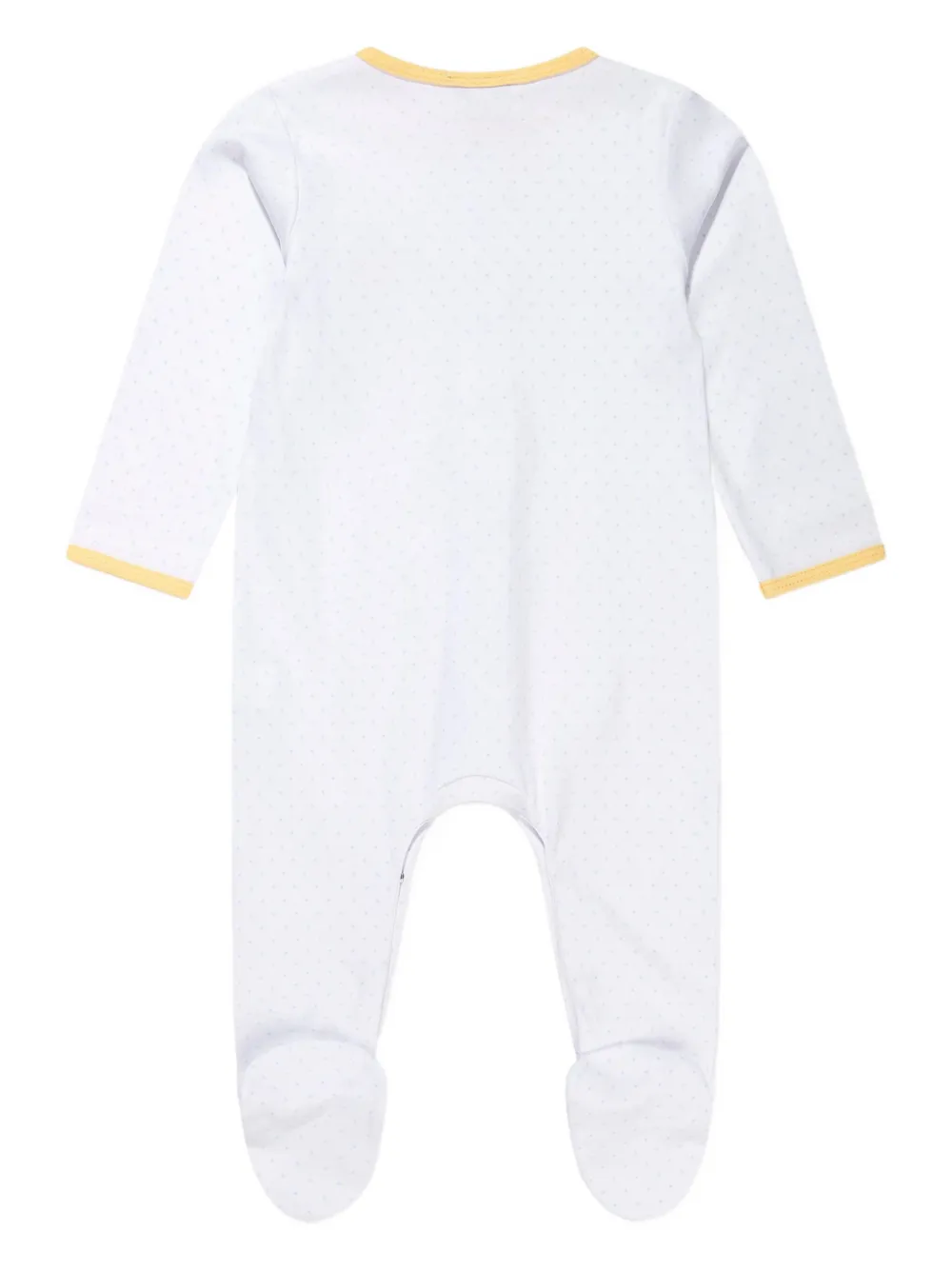 Magnolia Baby Rubber Ducky-embroidered Pyjamas In White