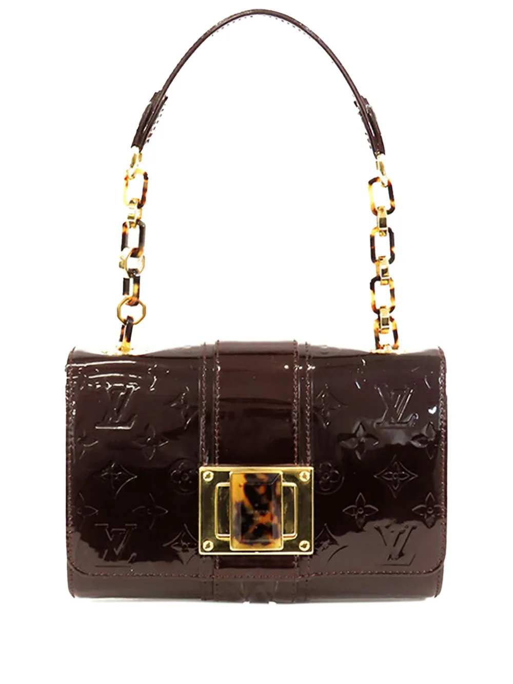 Louis Vuitton Pre-Owned 2010 モノグラム ヴェルニ ヴェルモント アベニュー ハンドバッグ - パープル Louis Vuitton Pre-Owned 2010 モノグラム ヴェルニ ヴェルモント アベニュー ハンドバッグ - パープル