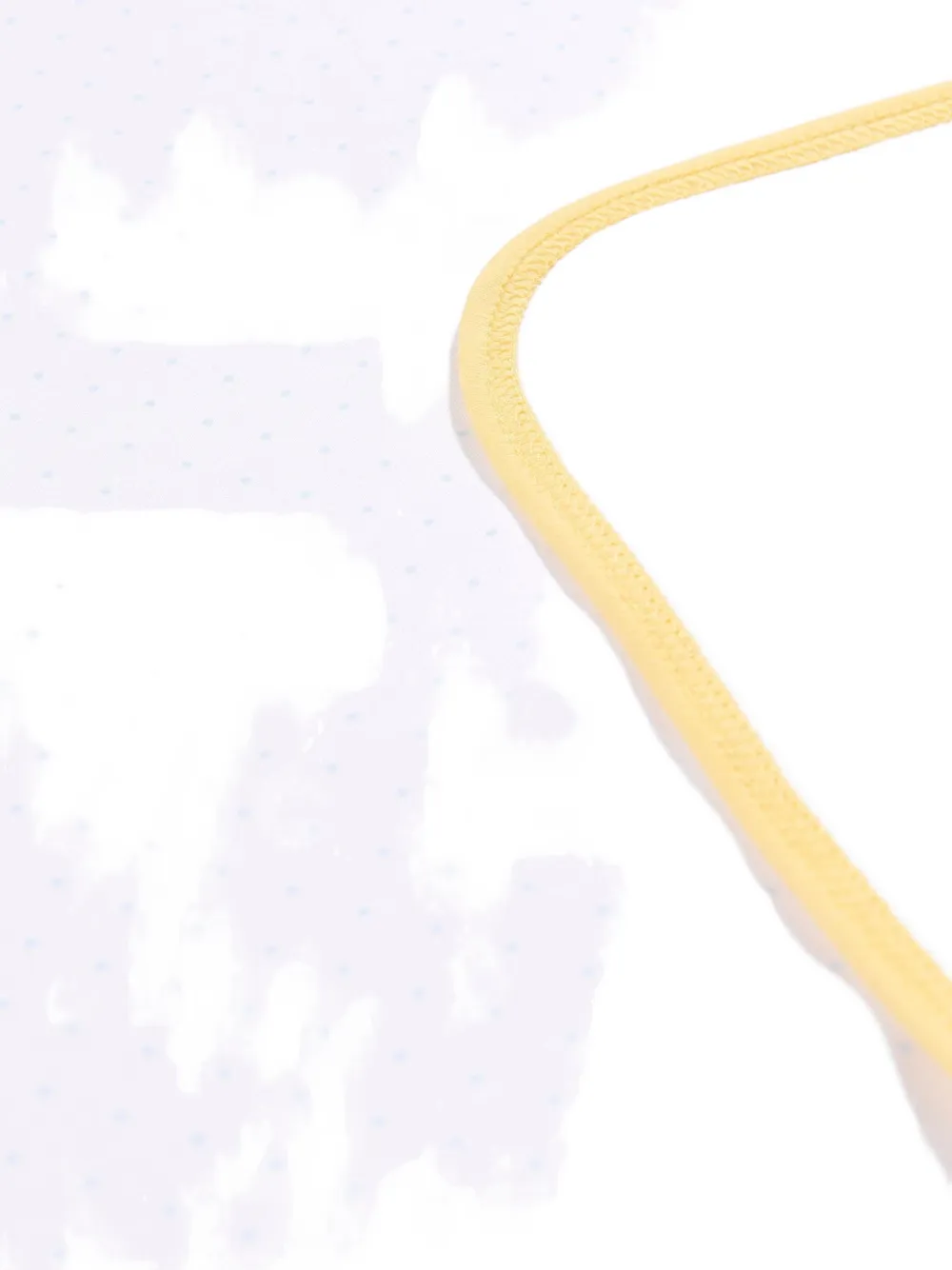 Magnolia Baby Duck-embroidery Trimmed Blanket In Yellow