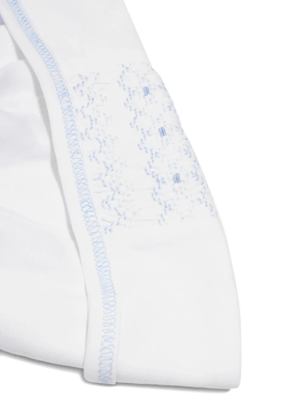 Magnolia Baby Embroidered-detail Beanie In White