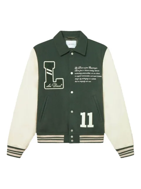 Les Deux Les Deux varsity wool jacket