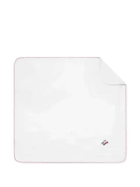 MAGNOLIA BABY embroidered racing-car blanket