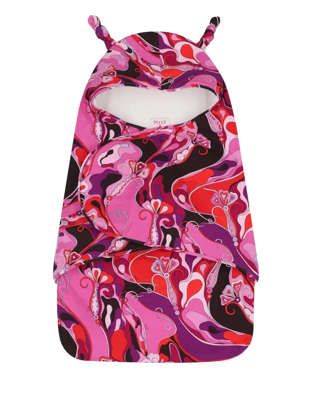 PUCCI Junior floral-patterned hooded sleeping bag | Pink | Image 1