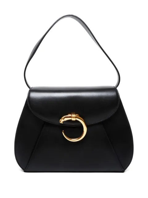 Cartier 2000-2020s Panther clasp shoulder bag