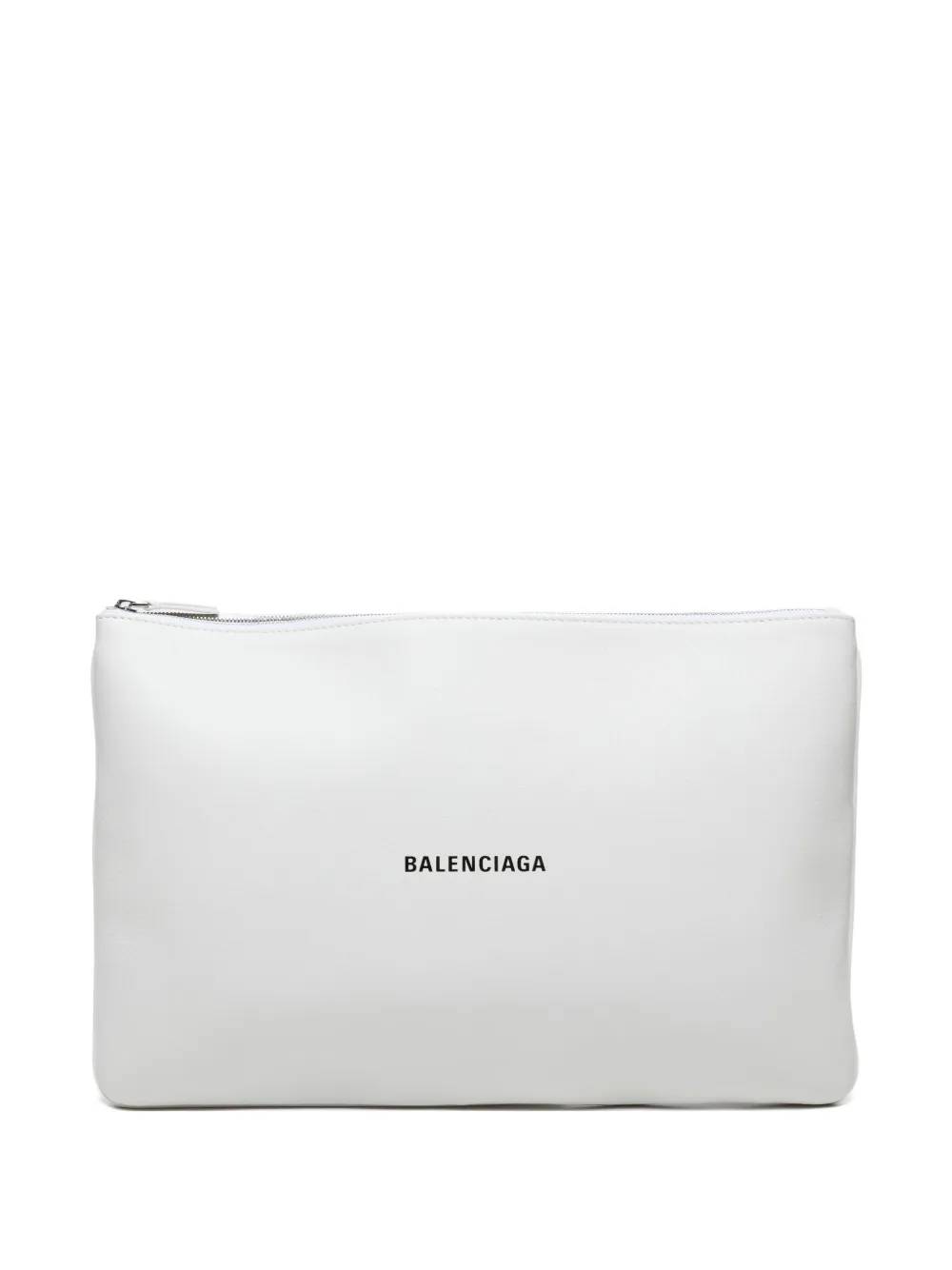 Balenciaga Pre-Owned 2010-2024s Everyday zipped clutch bag | White | Image 1