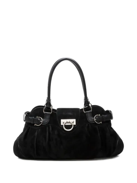 Ferragamo Pre-Owned bolsa de hombro de gamuza 2000