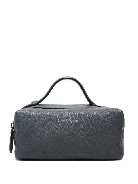 Ferragamo Pre-Owned 2000-2020s top-handle leather toiletry bag