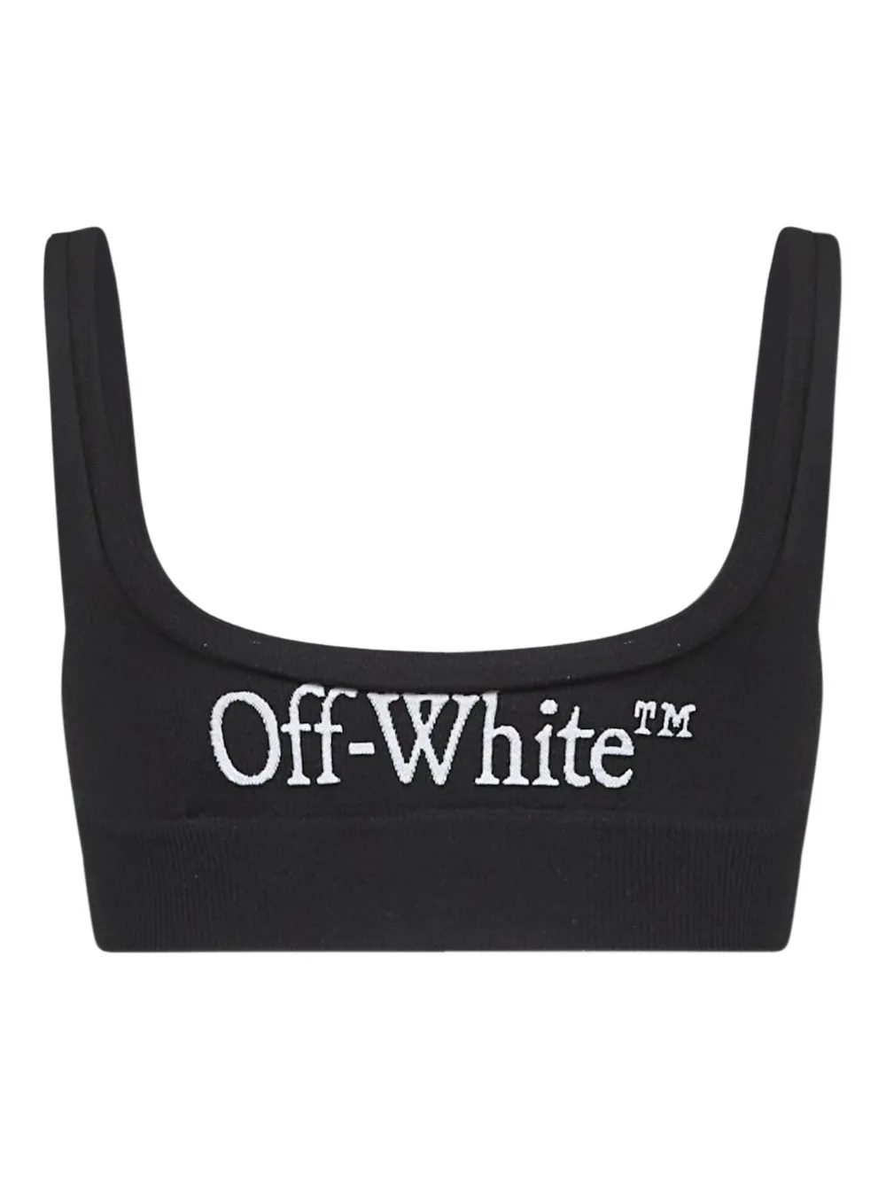 Off-White stripe-detail ribbed top | Vests & Tank Tops | Image 2