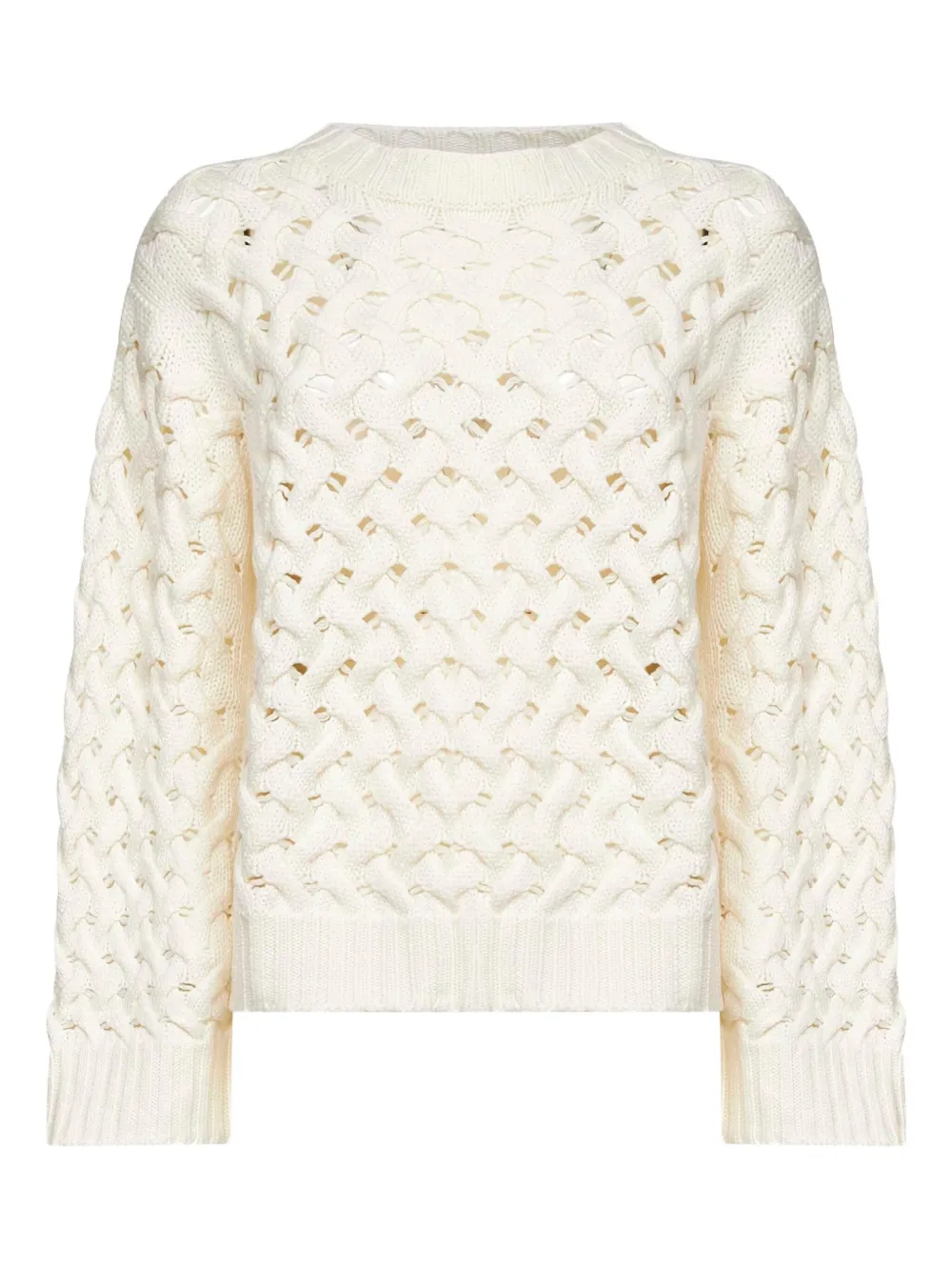 P.A.R.O.S.H. braided open-knit sweater | Neutrals | Image 1