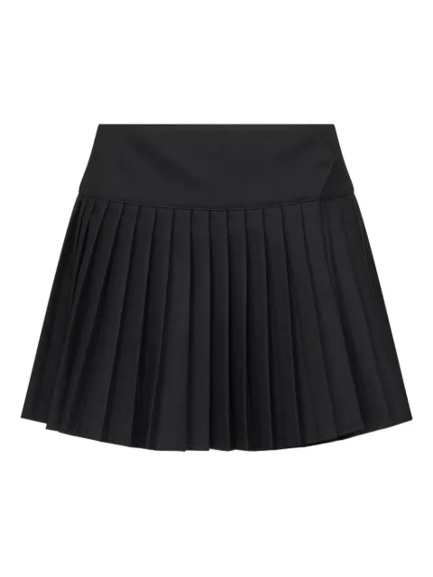 Off-White pleated logo-print mini skirt