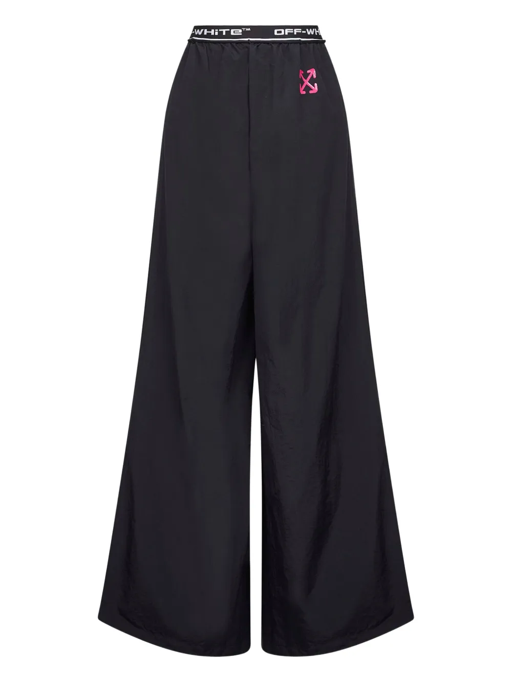 Off-White logo-band trousers | Wide-Leg Trousers | Image 2