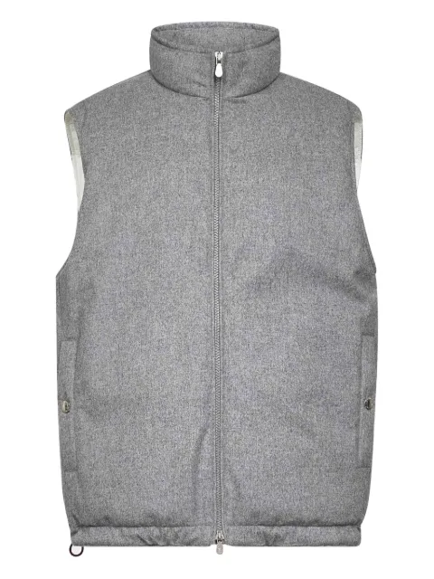 Brunello Cucinelli stand-collar gilet