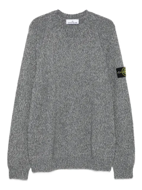 Stone Island logo-detail crew-neck sweater