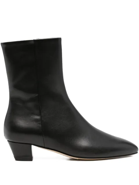 Aeyde leather pointed-toe ankle boots