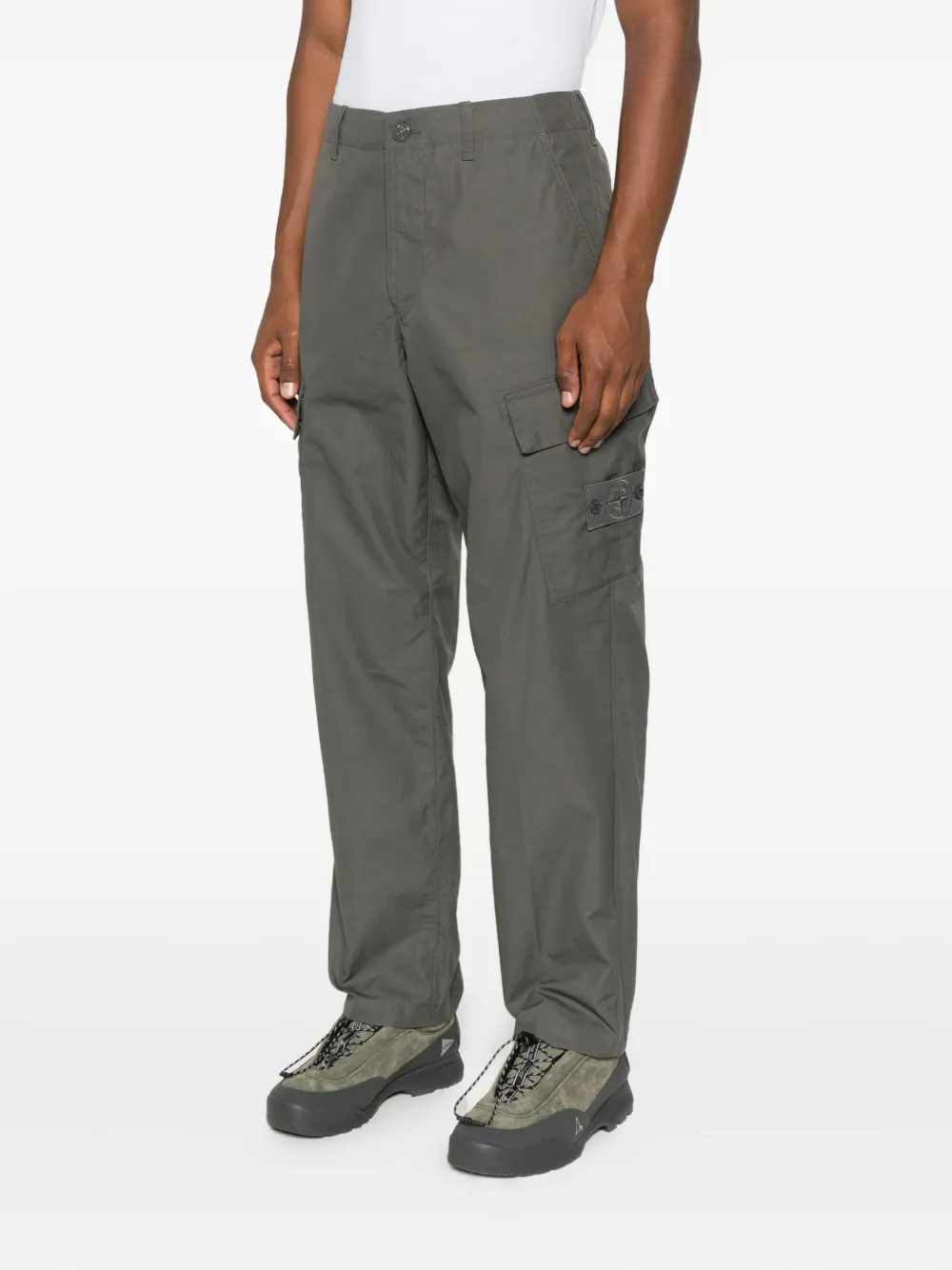 Stone Island Pant Regular Ghost Clothing In Gray