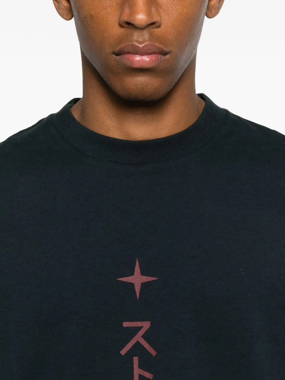 Stone Island Graphic-print T-shirt In Blue