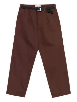 Stone Island Panelled zip-detail Trousers | Black | FARFETCH