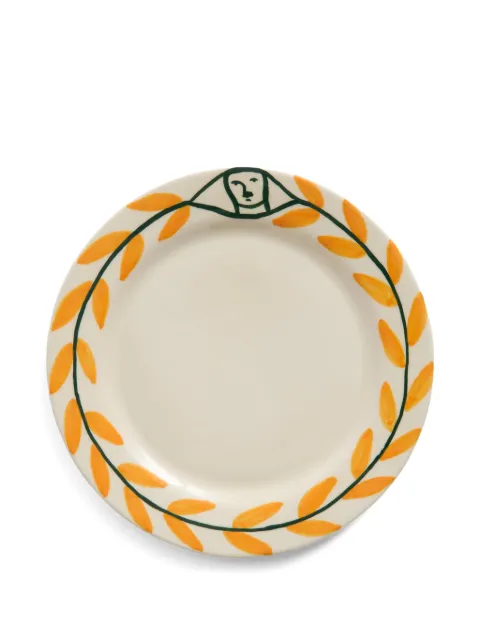 HAY La Pittura leaf-pattern plate