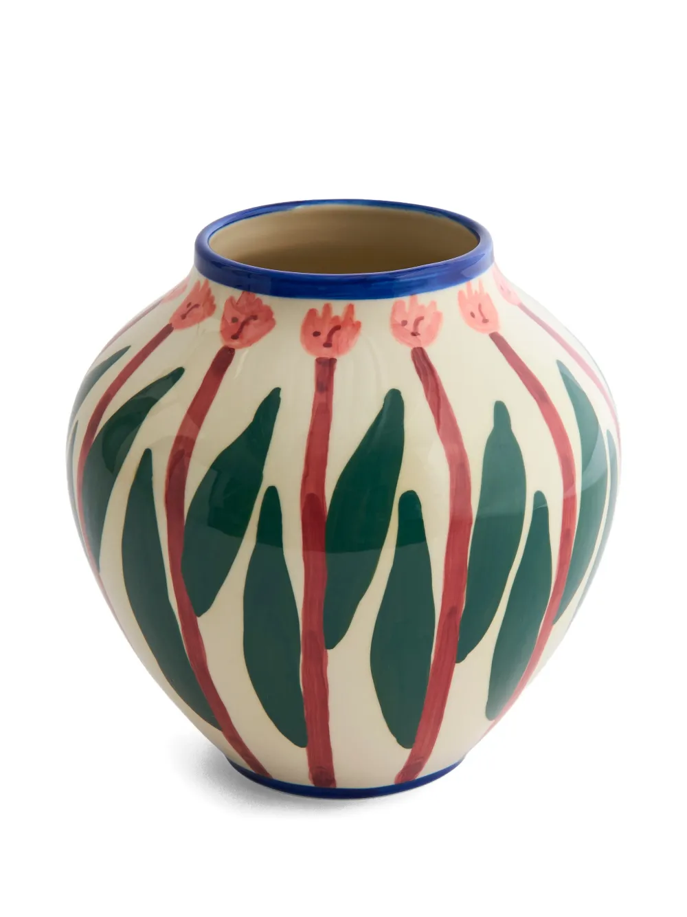 HAY La Pittura floral-printed vase - Toni neutri