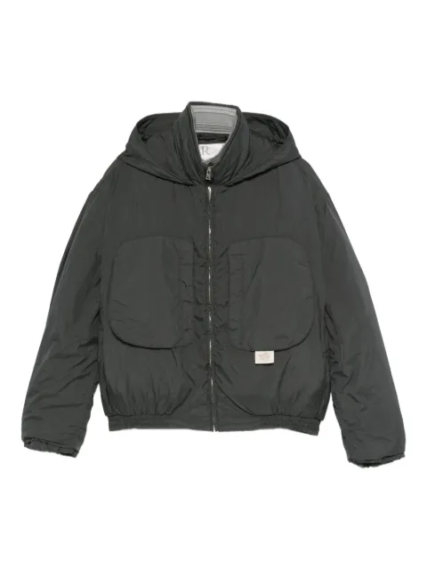 RANRA patch-pocket hooded jacket