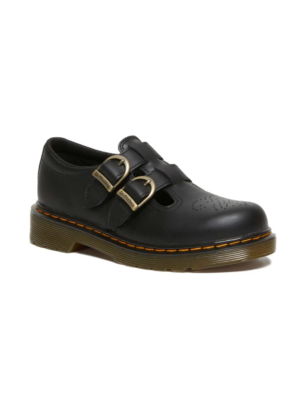 Dr. Martens Kids Laarzen met gespdetail Zwart