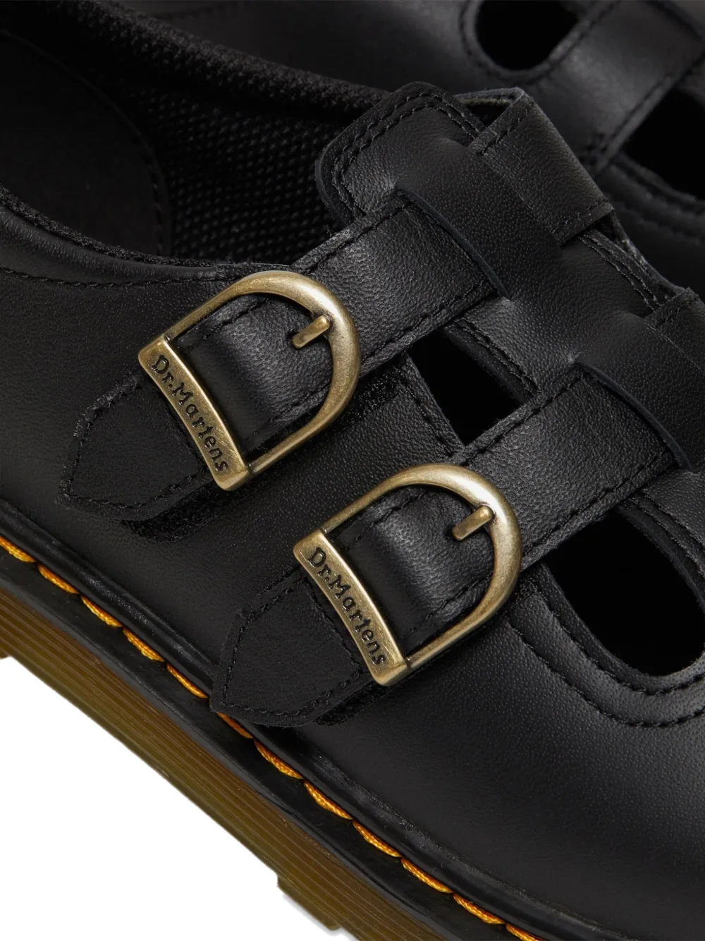 Dr. Martens Kids Laarzen met gespdetail Zwart