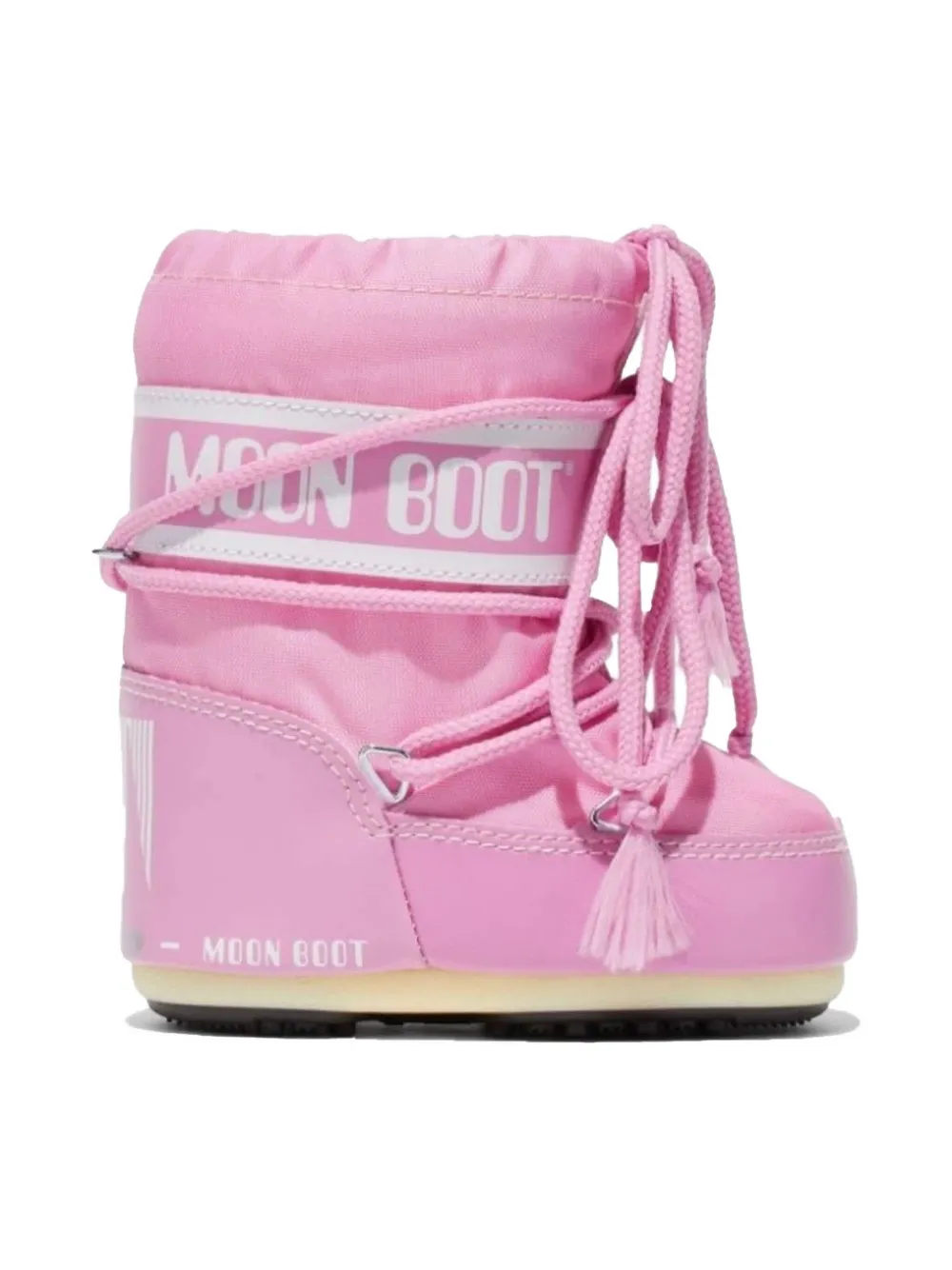 Moon Boot Kids Icon logo-detail boots Pink