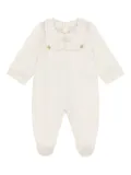 Escada Kids logo-heart romper - Neutrals
