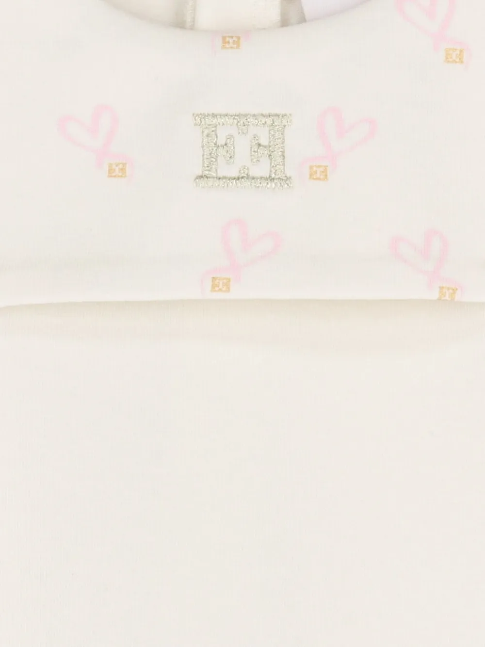 Escada Logo-heart Romper In White