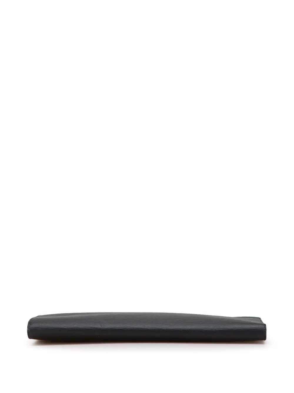 Pre-owned Louis Vuitton 2021-2025 Epi Pochette Jour Gm Clutch Bag In Black