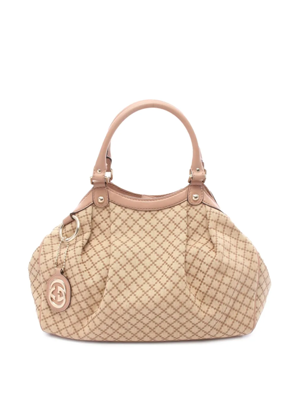 Gucci Pre-Owned 2000-2015 Medium Diamante Canvas Sukey tote bag | Brown | Image 1