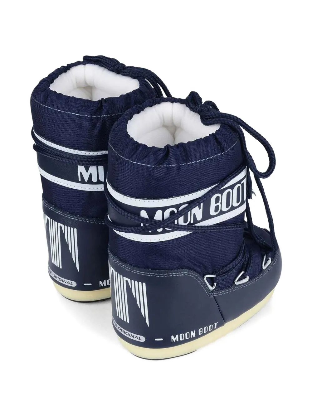 Moon Boot Icon Logo-plaque Boots In Blue