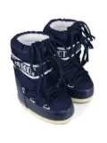 Moon Boot Kids Icon logo-plaque boots - Blue