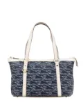 Gucci Pre-Owned 2000-2015 85th Anniversary Canvas Logo Abbey D Ring tote bag - Blue
