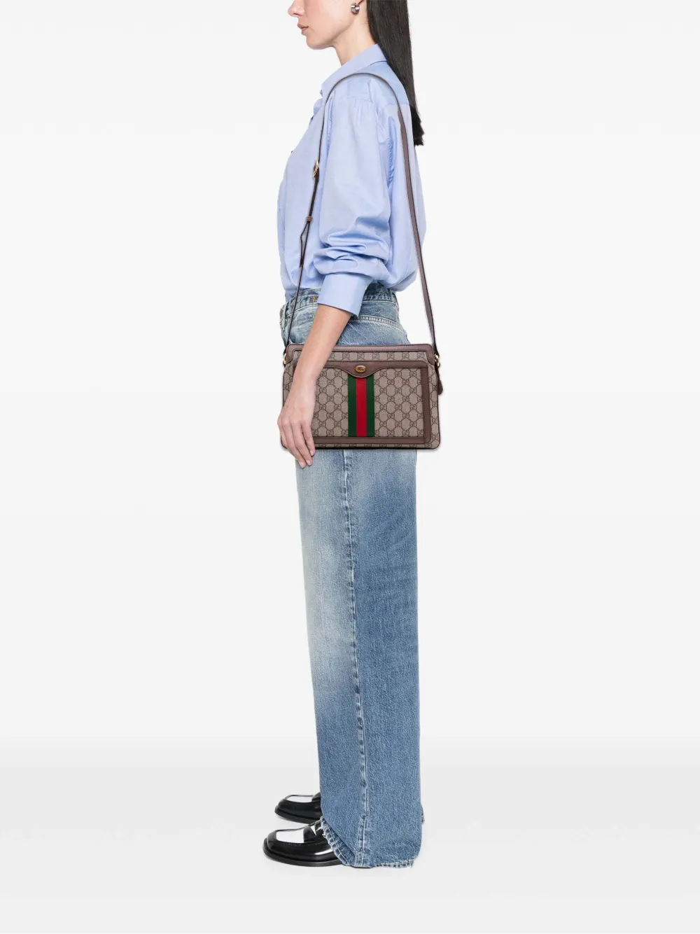 Gucci Pre-Owned 2016-2025 Medium GG Supreme Ophidia crossbody bag | Pre-Owned | Image 2