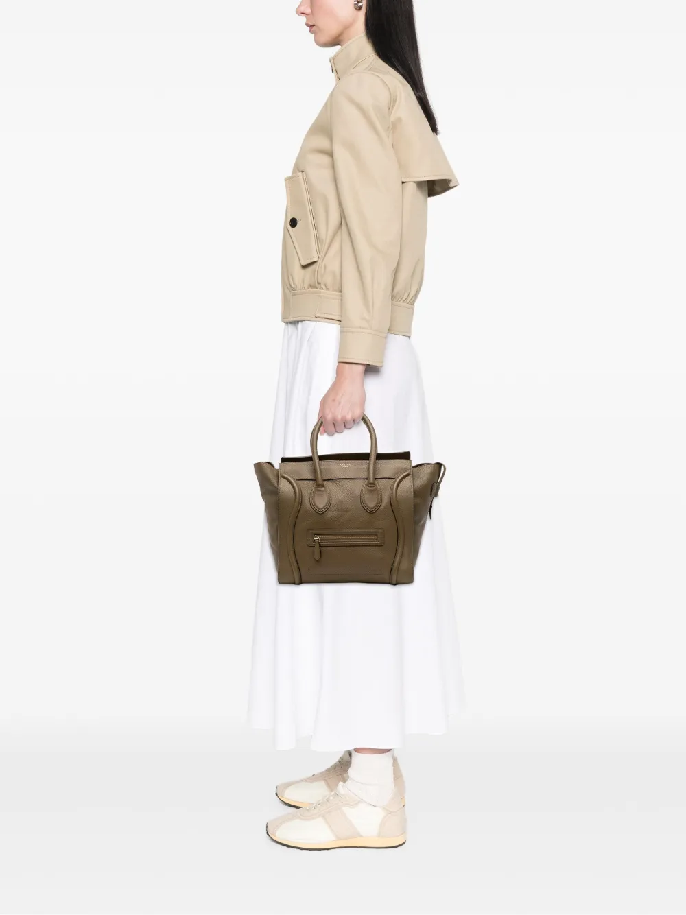 Celine Pre-Owned 2000-2025 Mini Calfskin Luggage tote bag | Pre-Owned | Image 2