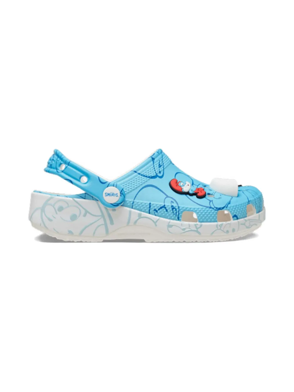 Crocs Kids x Smurfs print clog Blue