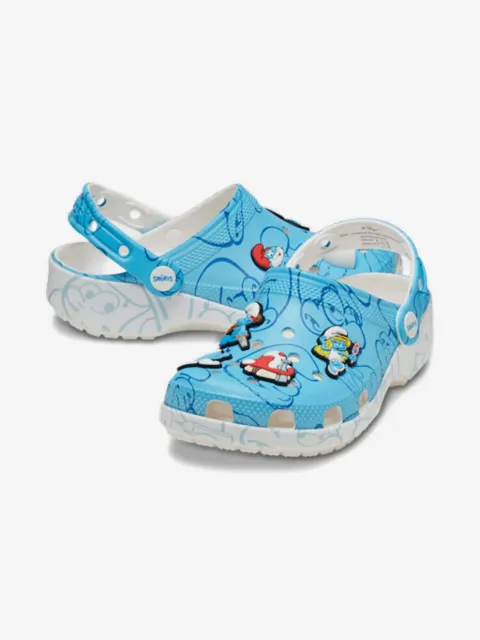 Crocs Kids x Smurfs print clog
