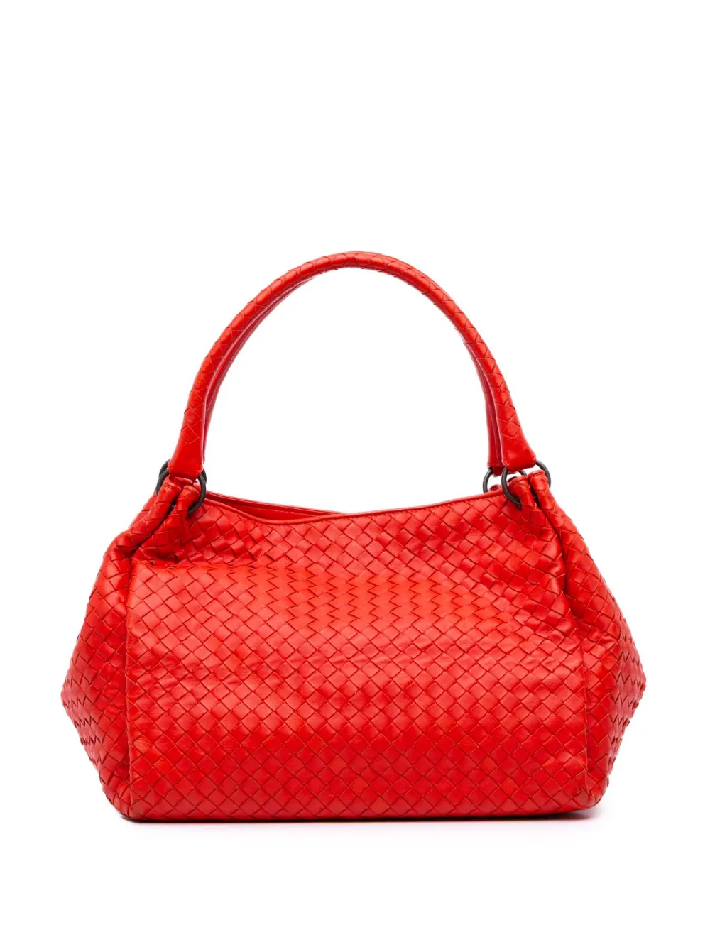 Bottega Veneta Pre-Owned 2012-2025 Nappa Intrecciato Parachute tote bag | Red | Image 1