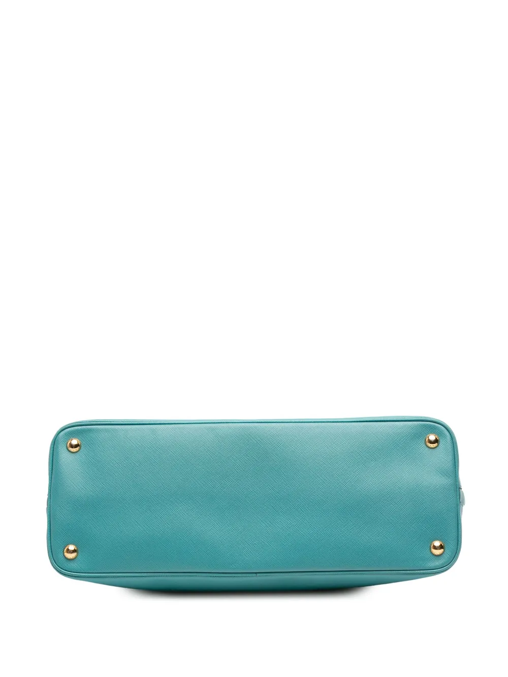 Pre-owned Prada 2000-2025 Large Saffiano Lux Promenade Satchel In Blue