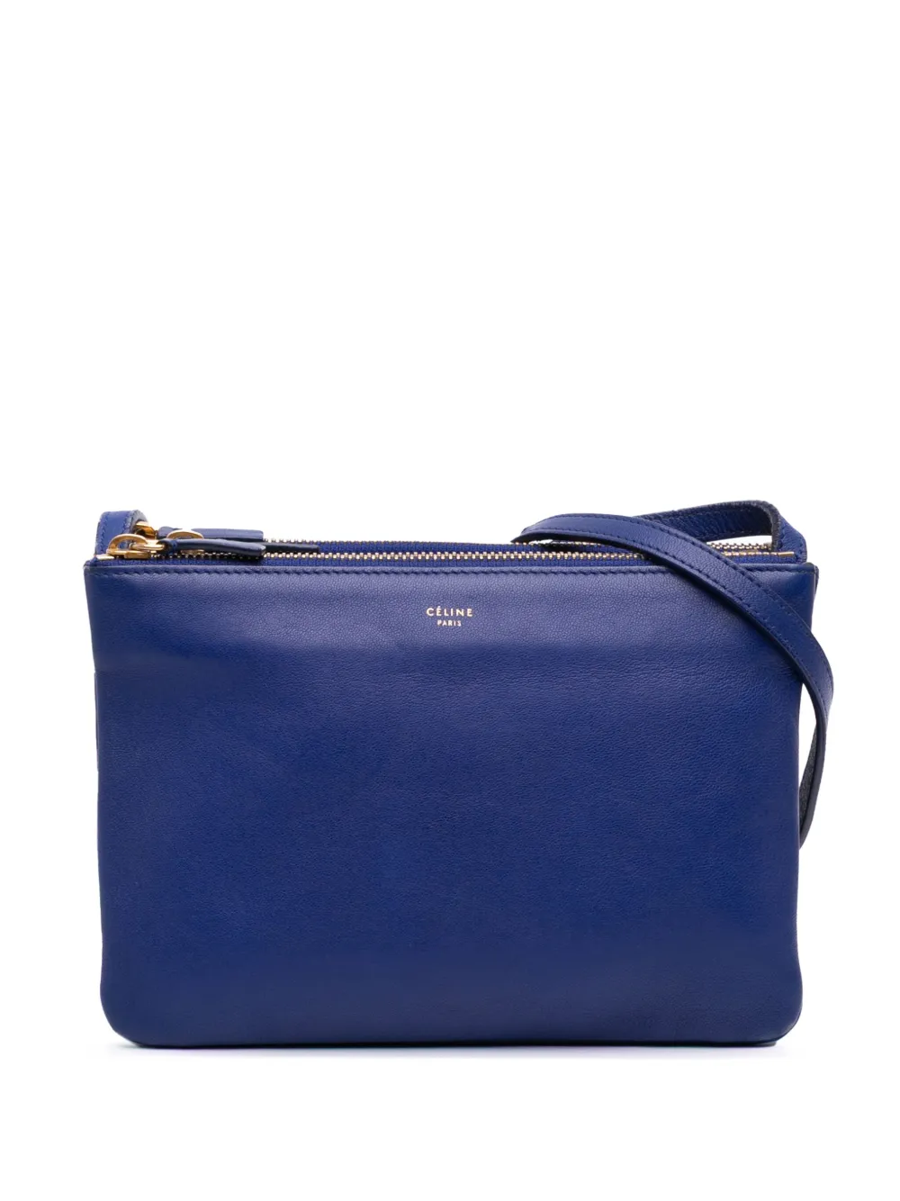 Celine Pre-Owned 2014 Small Lambskin Trio crossbody bag | Blue | Image 1