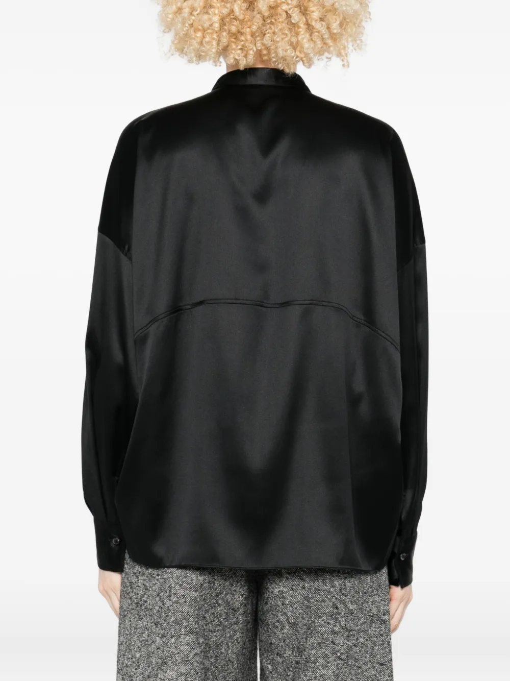 Brunello Cucinelli Blouse met stras detail Zwart