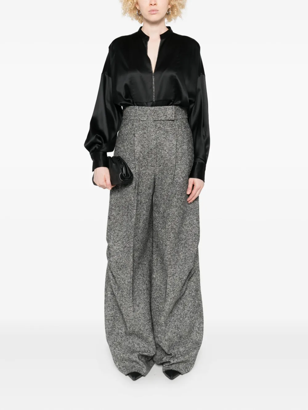 Brunello Cucinelli Blouse met stras detail - Zwart