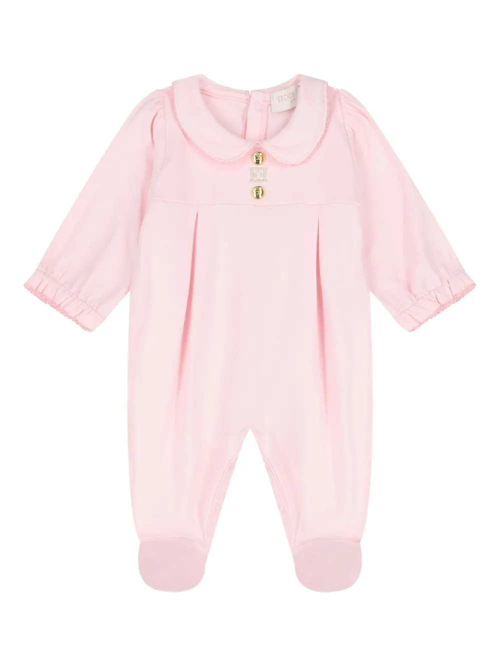 Escada Kids Peter-pan collar buttoned pajama | Pink | Image 1
