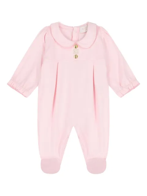 Escada Kids Peter-pan collar buttoned pajama