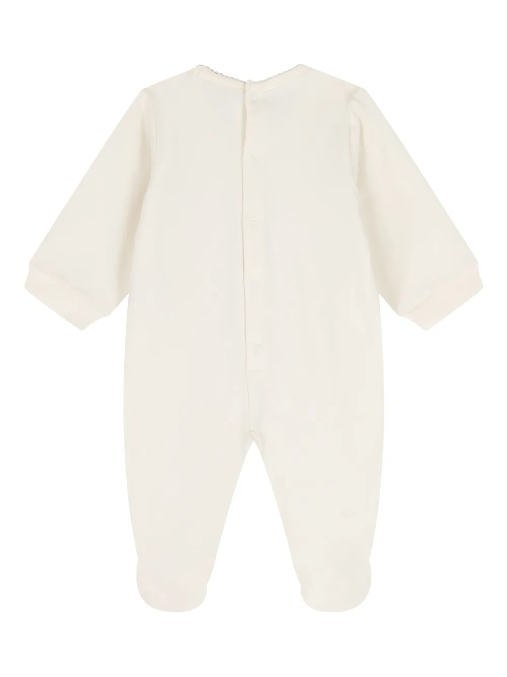 Escada Kids Pyjama met logodetail en knopen - Wit