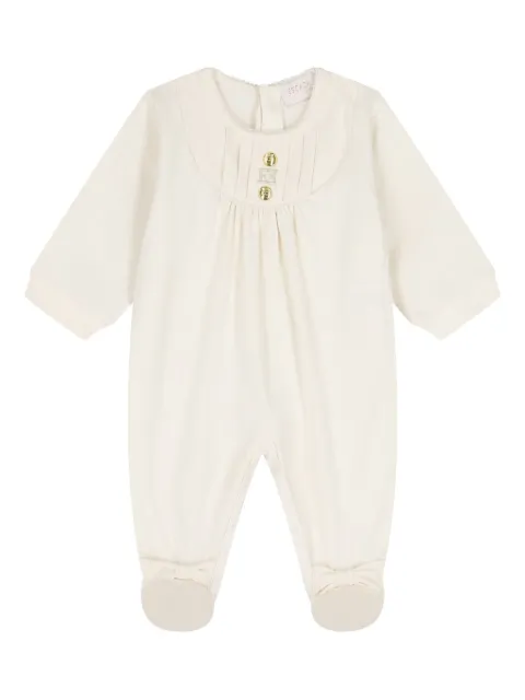 Escada Kids logo-detail buttoned pajama