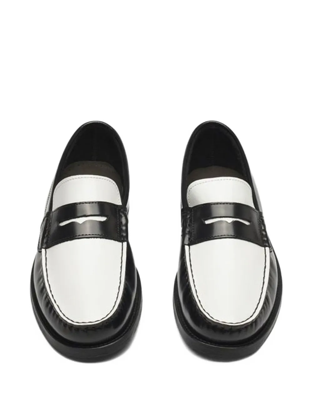 Les Deux WILLARD leren loafers Zwart