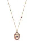 Fabergé 18K rose gold Rainbow Egg multi-stone pendant