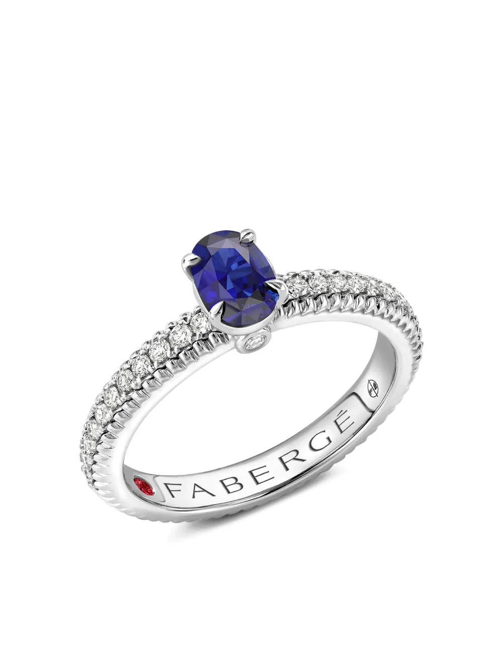 Fabergé 18K white gold Colours Of Love multi-stone ring | Silver | Image 1